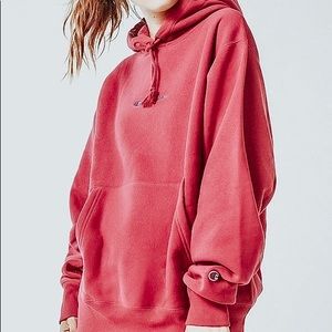 Champion DarkRed ReverseWeave Oversized Sweatshirt